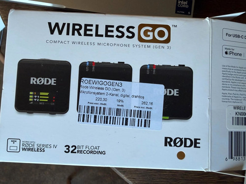 Rode wireless gen - go,